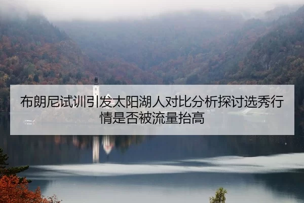 布朗尼试训引发太阳湖人对比分析探讨选秀行情是否被流量抬高 | jiuyou